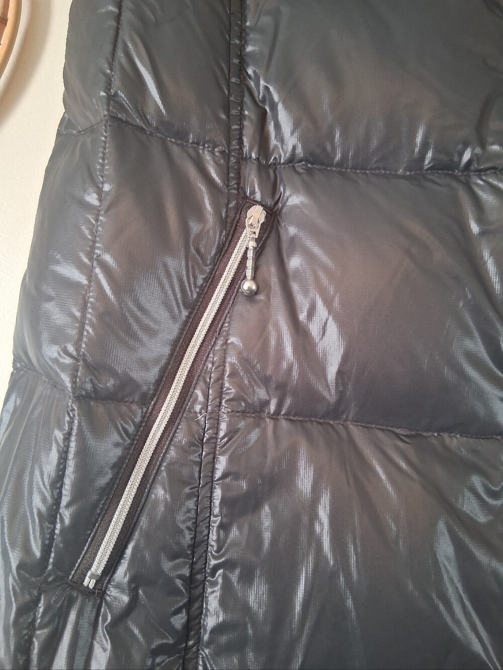 coatology New York Long Down Puffer Black Vest Size S - Picture 6 of 11